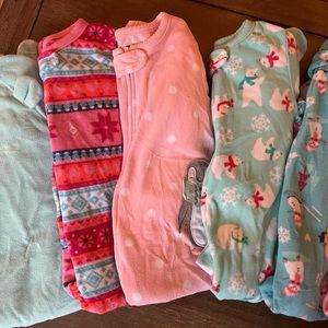 Carter’s Girl’s Footie Pajamas (10 pcs)